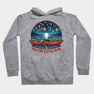 Christmas kayak Hoodie